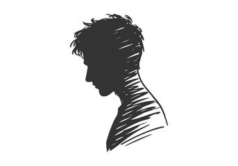 Anxiety hand drawn sketch vector illustration