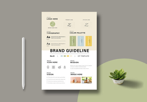 Brand Guideline Kit Layout