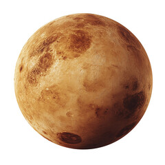 Fototapeta premium Venus Planet Space Isolated on PNG Transparent Background 