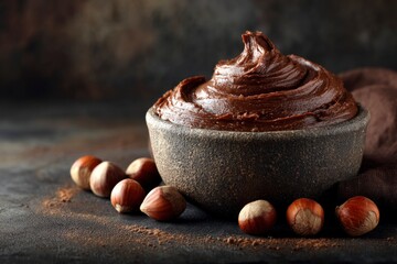 Decadent Hazelnut Chocolate Spread: A Rich, Dark Culinary Delight