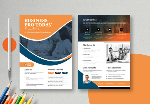 Minimalist Corporate Business Flyer Design