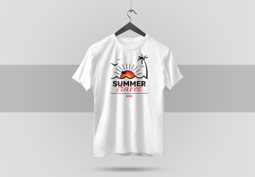 Summer In Travel T Shirt Design