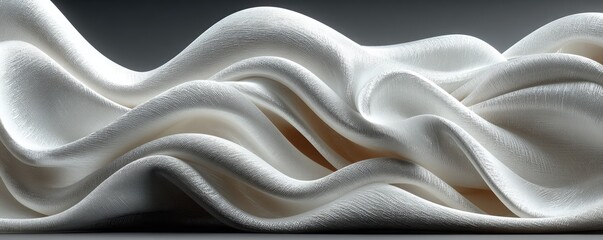 Obraz premium Abstract Fabric Sculpture