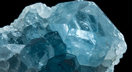 Fototapeta premium Blue Crystal Formation