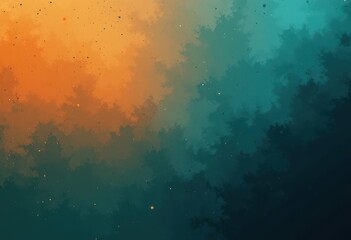 Fototapeta premium Design Teal orange black color gradient background