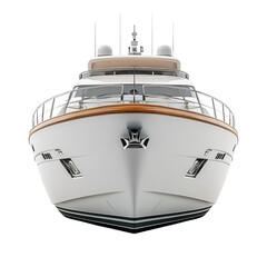 Yacht isolated on transparent background