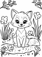 Obraz premium kids coloring page
