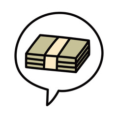 札束のフキダシ