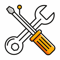 hammer and wrench