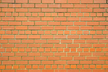 Fototapeta premium New red brick wall background