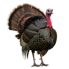 Realistic Turkey on White background