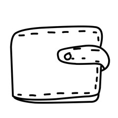 Money Wallet Icon Vector