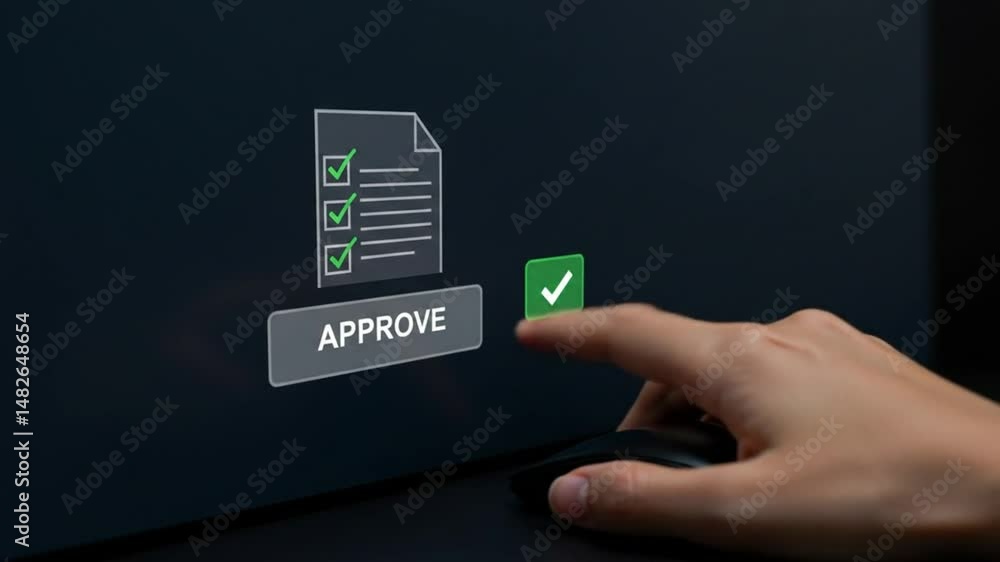 Poster approval process automation: streamlining workflow with digital authorization method