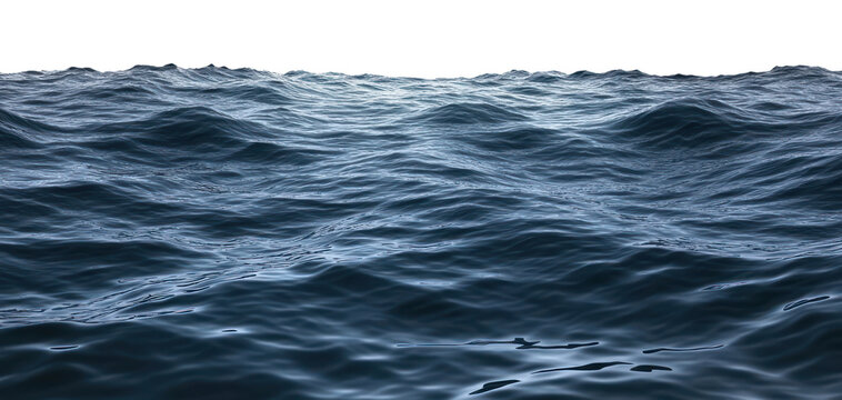 Fototapeta PNG Dark ocean water sea sky landscape.