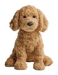 PNG Dog doll animal plush toy.