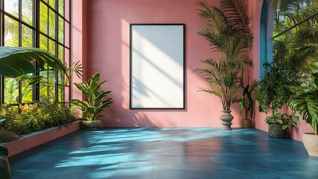 empty room with a window