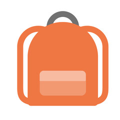 リュックサックのベクターイラスト：旅行・防災用 - Backpack Vector Illustration: For Travel and Disaster Preparedness