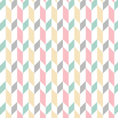 Seamless geometric pattern in pastel tints