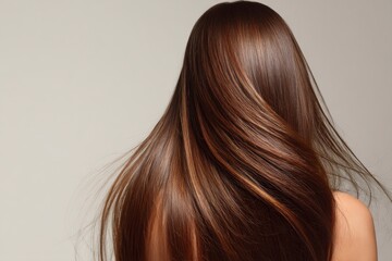 Luxurious Brown Hair: Smooth, Silky, and Elegant Waves