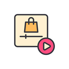 Engaging Video Marketing For Online Shopping And Promotional Concepts