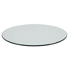 empty white plate isolated on white