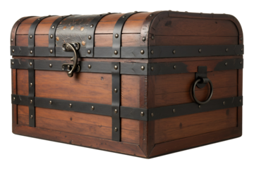 古木宝箱 堅牢な造り