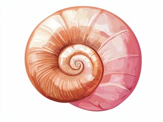Pink Spiral Shell