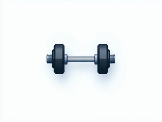 Fototapeta premium Dumbbell Fitness Icon