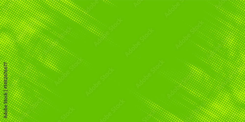 Poster dots halftone green color pattern gradient texture with technology digital background. dots pop art 