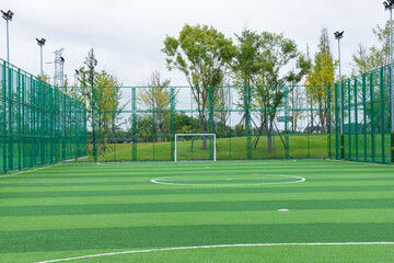 Outdoor football field