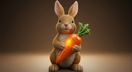 Rabbit Holding Carrot