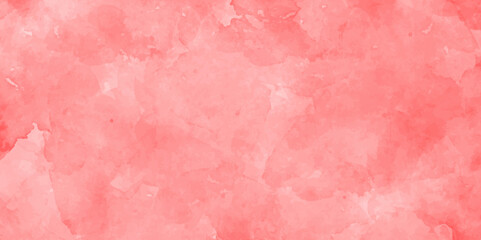 Abstract red watercolor on white background. Abstract red brushes