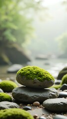 stones in water