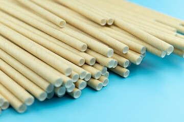 Paper straws made of eco-friendly materials