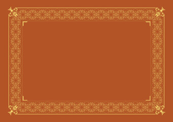 Mesmerizing ornamental borders crafted for eateries and wedding showers
