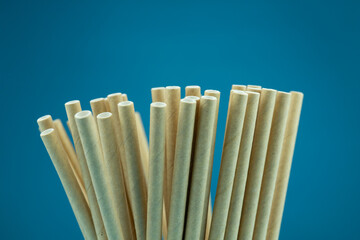 Paper straws made of eco-friendly materials