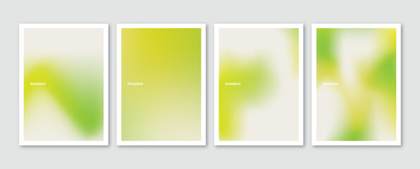 Abstract colorful gradient blur background. Business or advertising design. Collection of templates for wallpaper, poster, web, banner, flyer and social media.