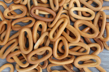 croissants, pretzels, baked goods are great for crunching with tea or as a snack