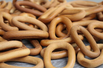 croissants, pretzels, baked goods are great for crunching with tea or as a snack