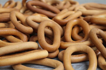 croissants, pretzels, baked goods are great for crunching with tea or as a snack