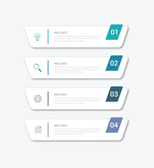 Vector infographic label design infographic template design and 4-5-6 options or steps. Can be used for process diagram, presentations, workflow layout, banner, flow chart, info graph
