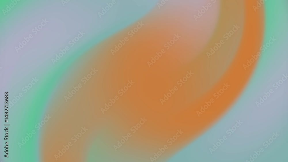 Poster abstract blurred colors with soft gradient transitions and gentle focus, evoking fluidity and moveme