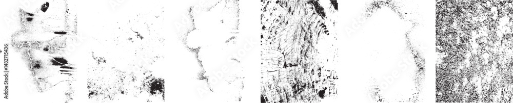 Aufkleber grunge urban backgrounds set.texture vector.dust overlay distress grain ,simply place illustration o