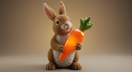 Rabbit Holding Carrot