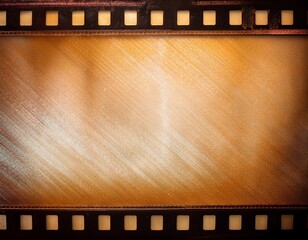 Fototapeta premium empty old retro cinema film strip