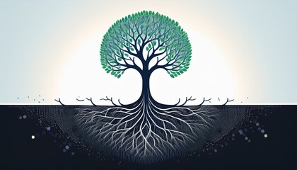 analysis root cause tree entangled roots illustration