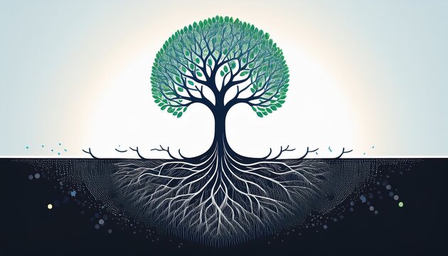 analysis root cause tree entangled roots illustration