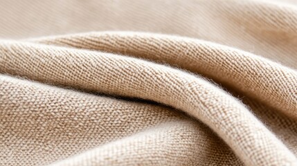 Soft, Beige Fabric Texture