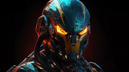 Robot Warrior Headshot.