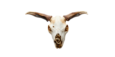 Animal Skull with Antlers